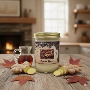 Ginger Maple - 16 oz Coconut Wax Candle